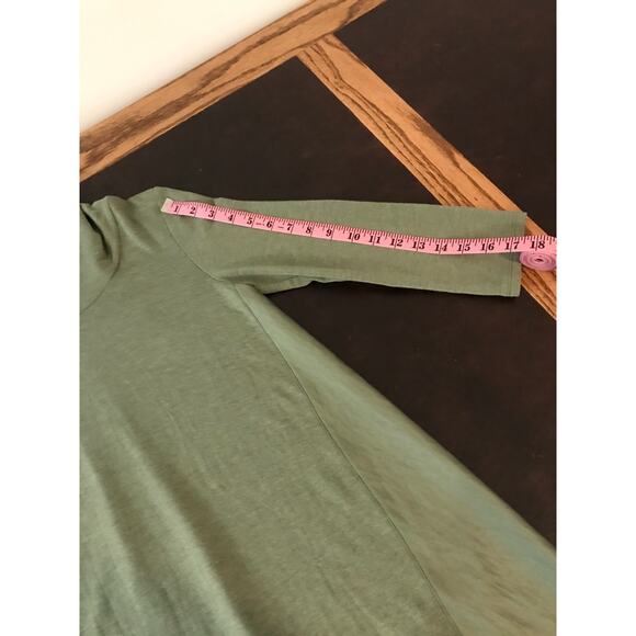 Anthropologie Saturday Sunday Green Cowl Neck Swing Shift Dress - Size Small - Picture 3 of 8